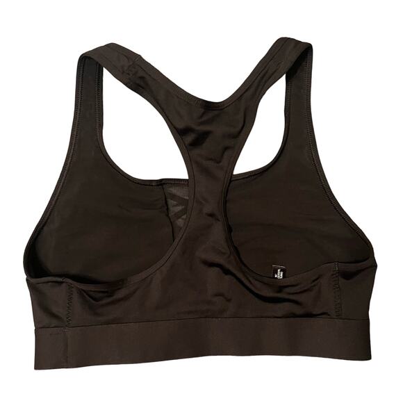 VS Victoria's Secret Black The Player Racerback Sports Bra Size Medium - Picture 4 of 6